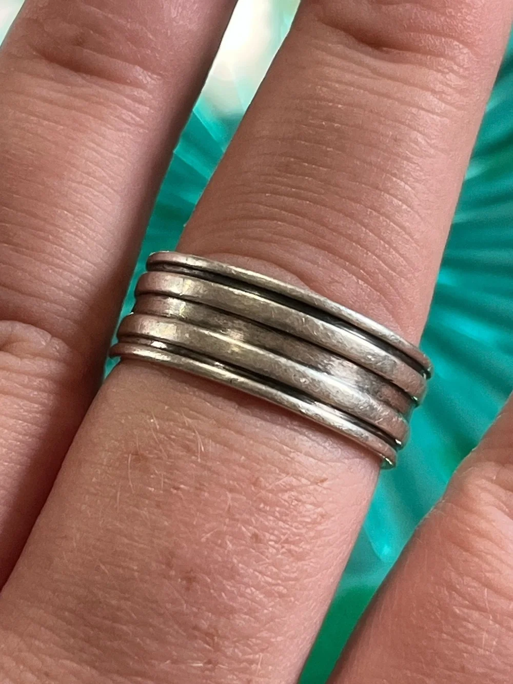 Vintage Mexico Sterling Silver 925 Men’s Band Ring - Size 9.5